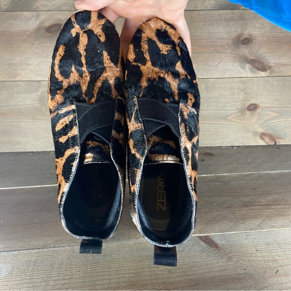 Cole haan zerogrand chukka Womens size 7 shoes leopard print slip on boots - Picture 5 of 8